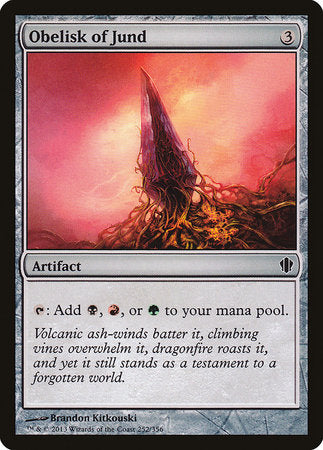 Obelisk of Jund [Commander 2013] | Cracking-Singles