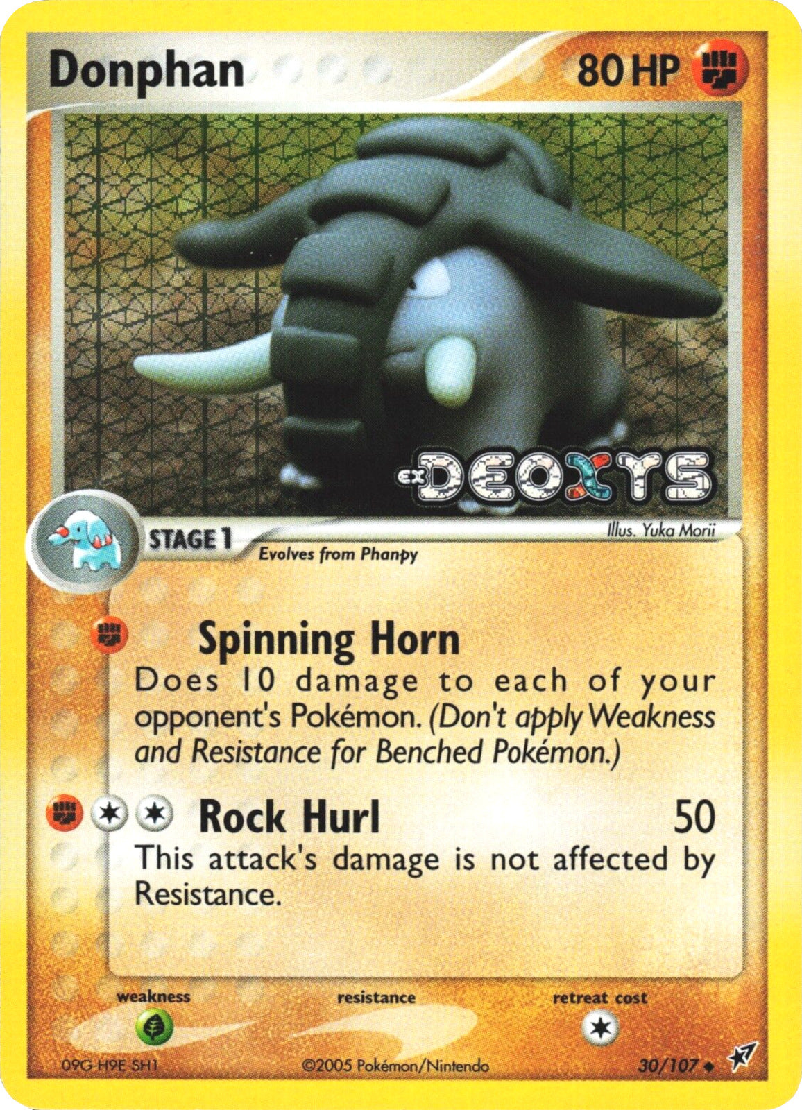 Donphan (30/107) (Stamped) [EX: Deoxys] | Cracking-Singles