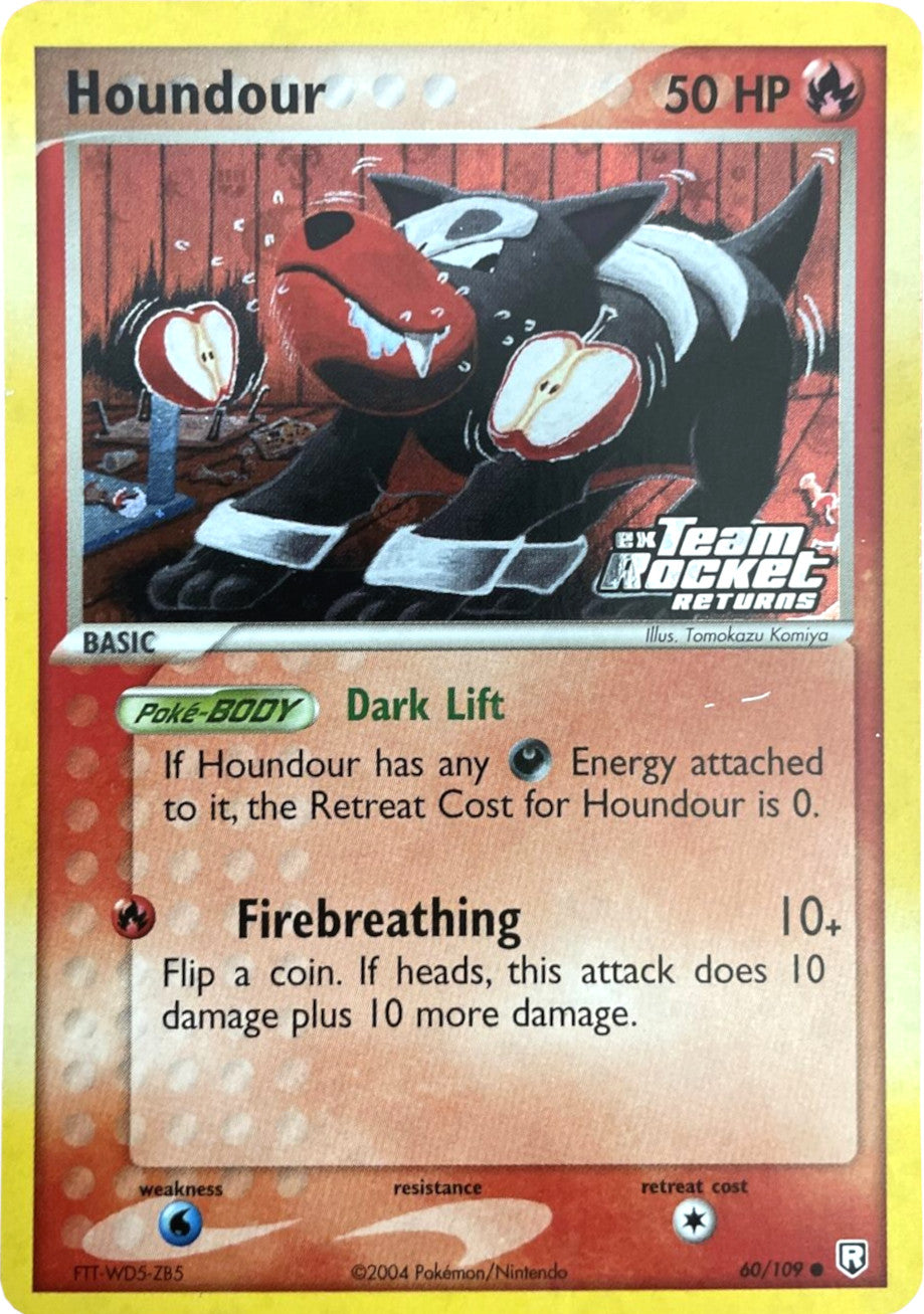 Houndour (60/109) (Stamped) [EX: Team Rocket Returns] | Cracking-Singles