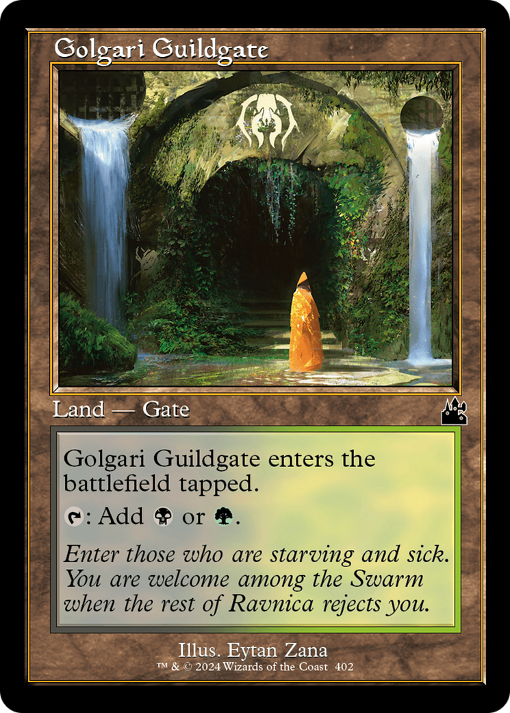 Golgari Guildgate (Retro Frame) [Ravnica Remastered] | Cracking-Singles