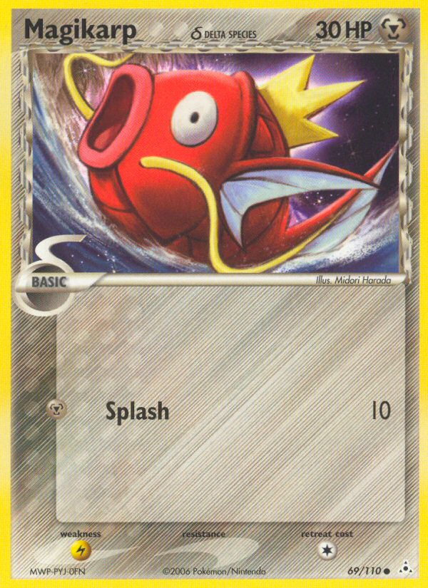 Magikarp (69/110) (Delta Species) [EX: Holon Phantoms] | Cracking-Singles