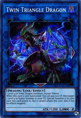 Twin Triangle Dragon [OP08-EN006] Super Rare | Cracking-Singles