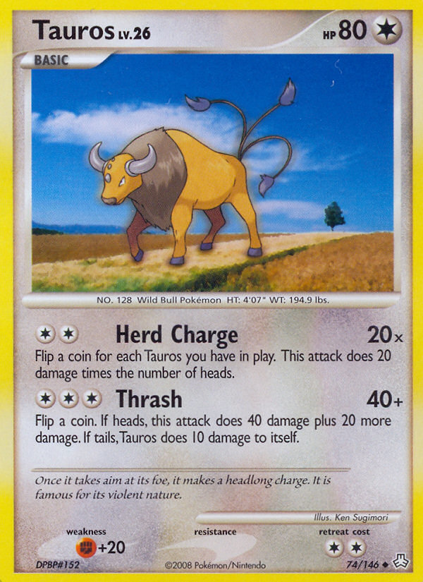 Tauros (74/146) [Diamond & Pearl: Legends Awakened] | Cracking-Singles