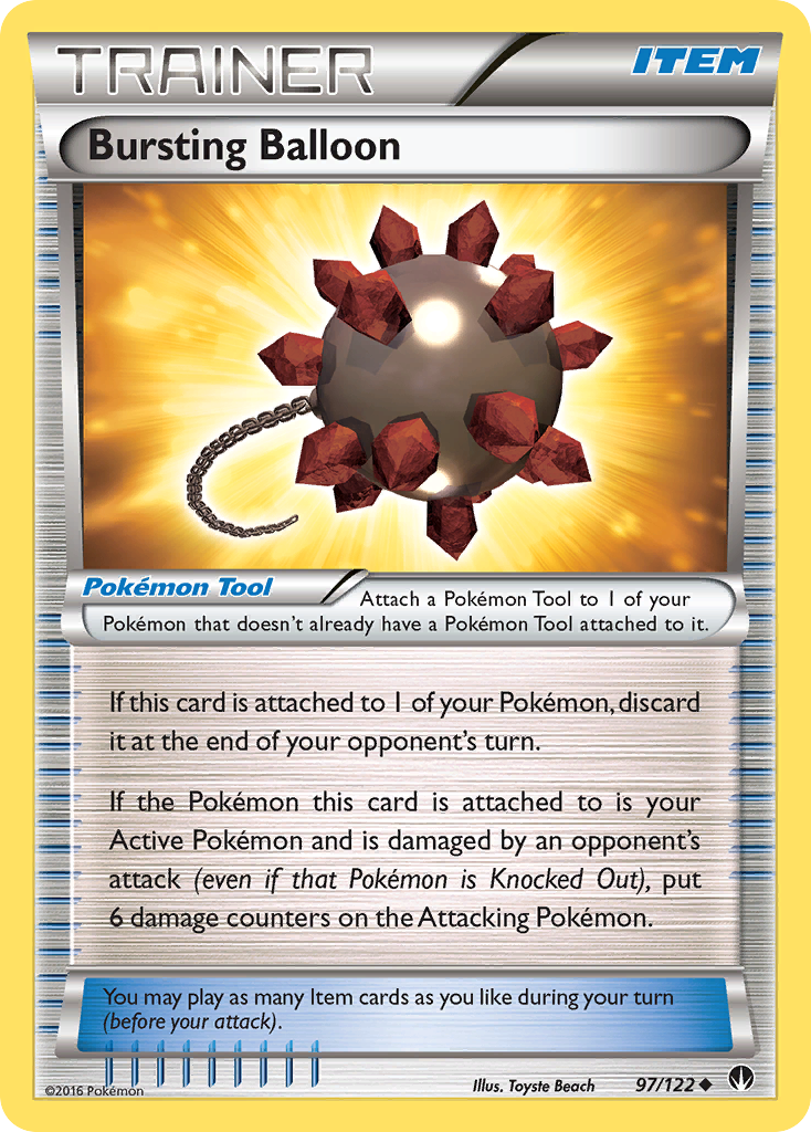 Bursting Balloon (97/122) [XY: BREAKpoint] | Cracking-Singles