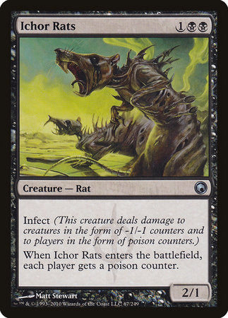 Ichor Rats [Scars of Mirrodin] | Cracking-Singles