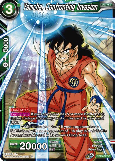 Yamcha, Confronting Invasion [BT15-077] | Cracking-Singles