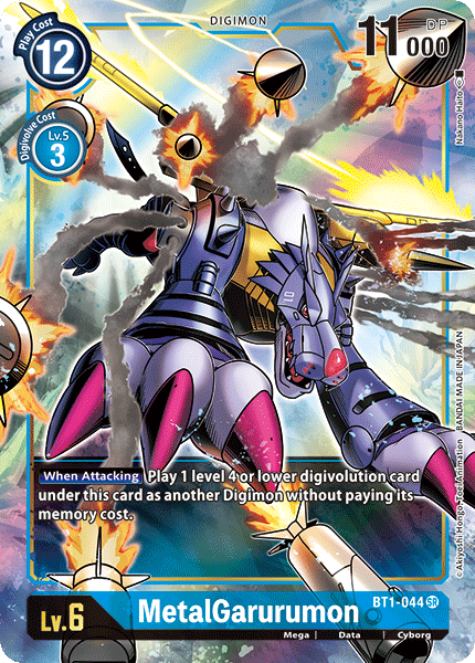 MetalGarurumon [BT1-044] (Alternate Art) [Release Special Booster Ver.1.0] | Cracking-Singles