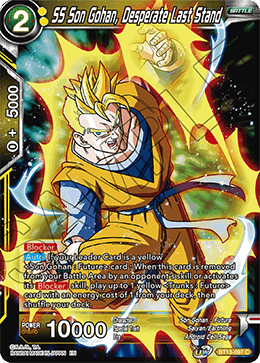 SS Son Gohan, Desperate Last Stand (Common) [BT13-097] | Cracking-Singles