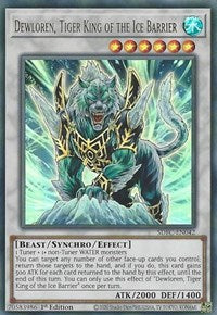 Dewloren, Tiger King of the Ice Barrier [SDFC-EN042] Ultra Rare | Cracking-Singles