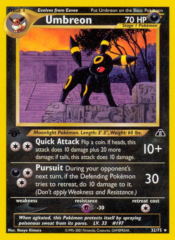 Umbreon (32/75) [Neo Discovery 1st Edition] | Cracking-Singles