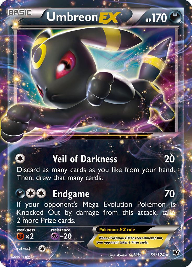 Umbreon EX (55/124) [XY: Fates Collide] | Cracking-Singles