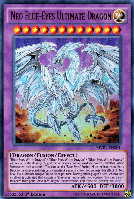 Neo Blue-Eyes Ultimate Dragon [MVP1-EN001] Ultra Rare | Cracking-Singles