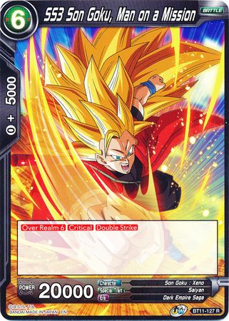 SS3 Son Goku, Man on a Mission [BT11-127] | Cracking-Singles