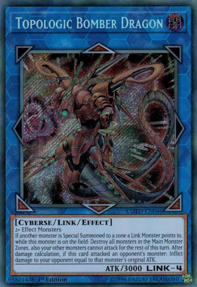 Topologic Bomber Dragon [COTD-EN046] Secret Rare | Cracking-Singles