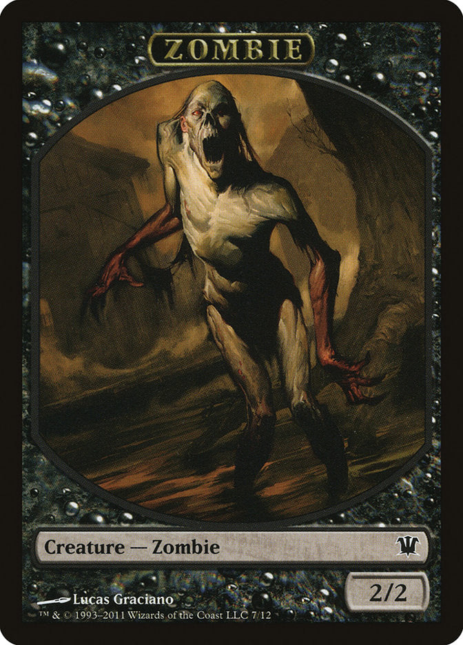 Zombie (7/12) [Innistrad Tokens] | Cracking-Singles