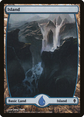 Island (235) - Full Art [Zendikar] | Cracking-Singles