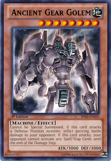 Ancient Gear Golem [BP02-EN035] Mosaic Rare | Cracking-Singles