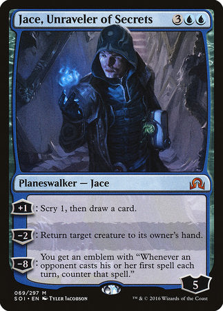 Jace, Unraveler of Secrets [Shadows over Innistrad] | Cracking-Singles