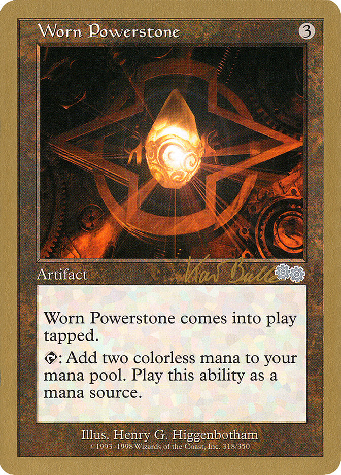 Worn Powerstone (Kai Budde) [World Championship Decks 1999] | Cracking-Singles