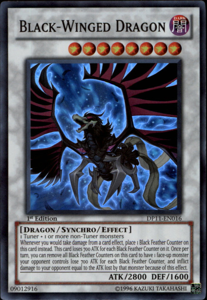 Black-Winged Dragon [DP11-EN016] Super Rare | Cracking-Singles