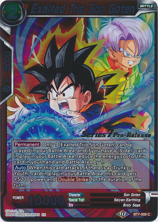 Exalted Trio Son Goten [BT7-009_PR] | Cracking-Singles