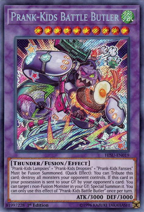 Prank-Kids Battle Butler [HISU-EN019] Secret Rare | Cracking-Singles