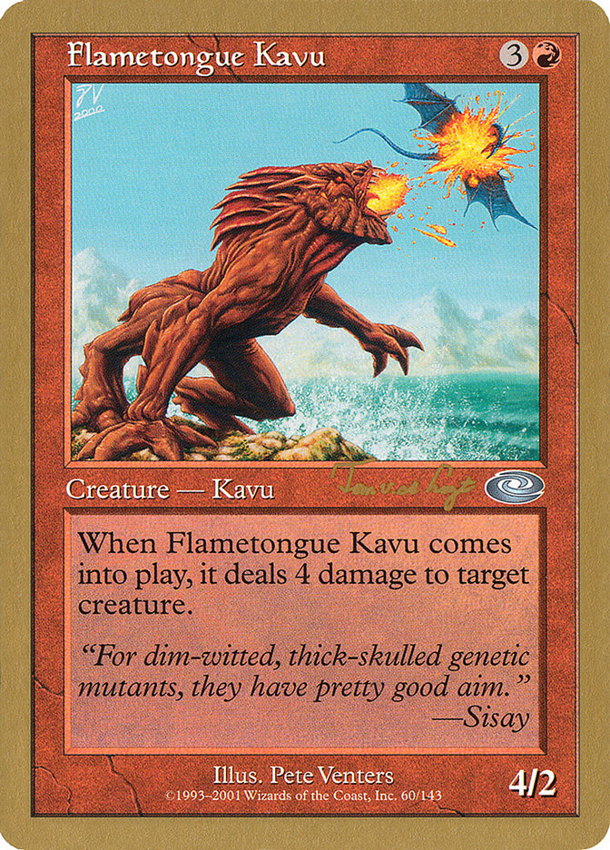 Flametongue Kavu (Tom van de Logt) [World Championship Decks 2001] | Cracking-Singles