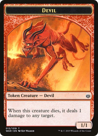 Devil // Satyr Double-sided Token (Challenger 2020) [Unique and Miscellaneous Promos] | Cracking-Singles