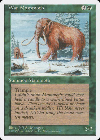 War Mammoth [Fourth Edition] | Cracking-Singles