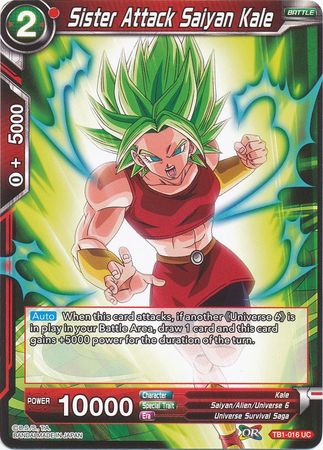 Sister Attack Saiyan Kale [TB1-016] | Cracking-Singles