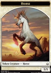 Horse // Zombie Double-sided Token [Hour of Devastation Tokens] | Cracking-Singles