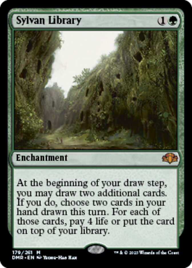 Sylvan Library [Dominaria Remastered] | Cracking-Singles