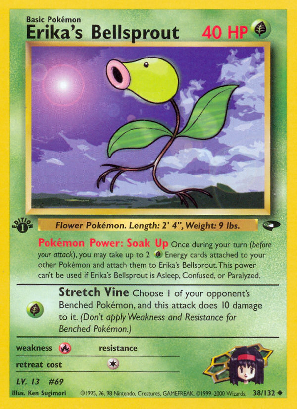 Erika's Bellsprout (38/132) [Gym Challenge 1st Edition] | Cracking-Singles