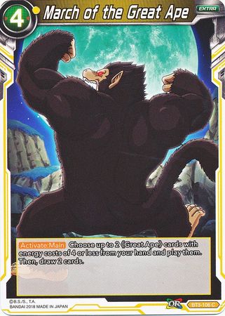 March of the Great Ape [BT3-106] | Cracking-Singles