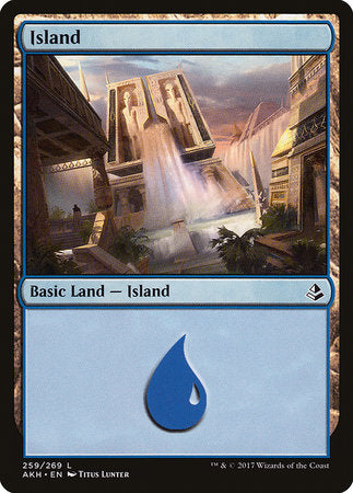 Island (259) [Amonkhet] | Cracking-Singles