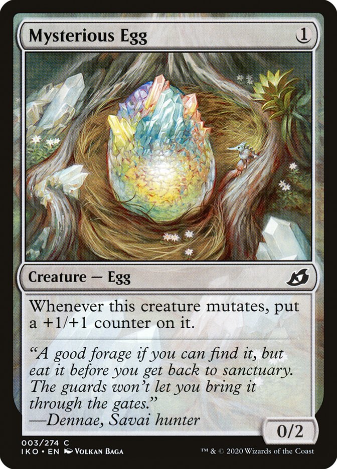 Mysterious Egg [Ikoria: Lair of Behemoths] | Cracking-Singles