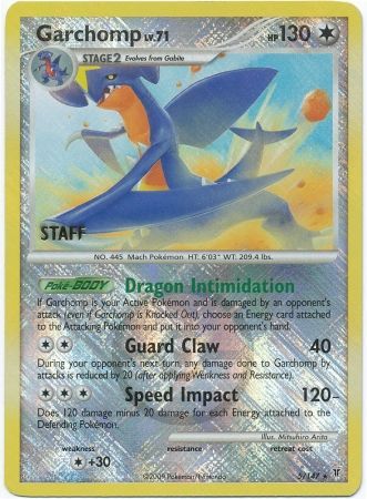 Garchomp (5/147) (Championship Promo Staff) [Platinum: Supreme Victors] | Cracking-Singles