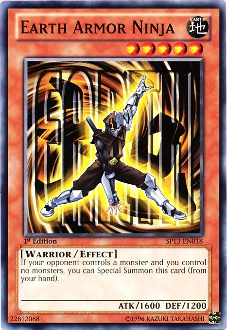 Earth Armor Ninja [SP13-EN018] Common | Cracking-Singles