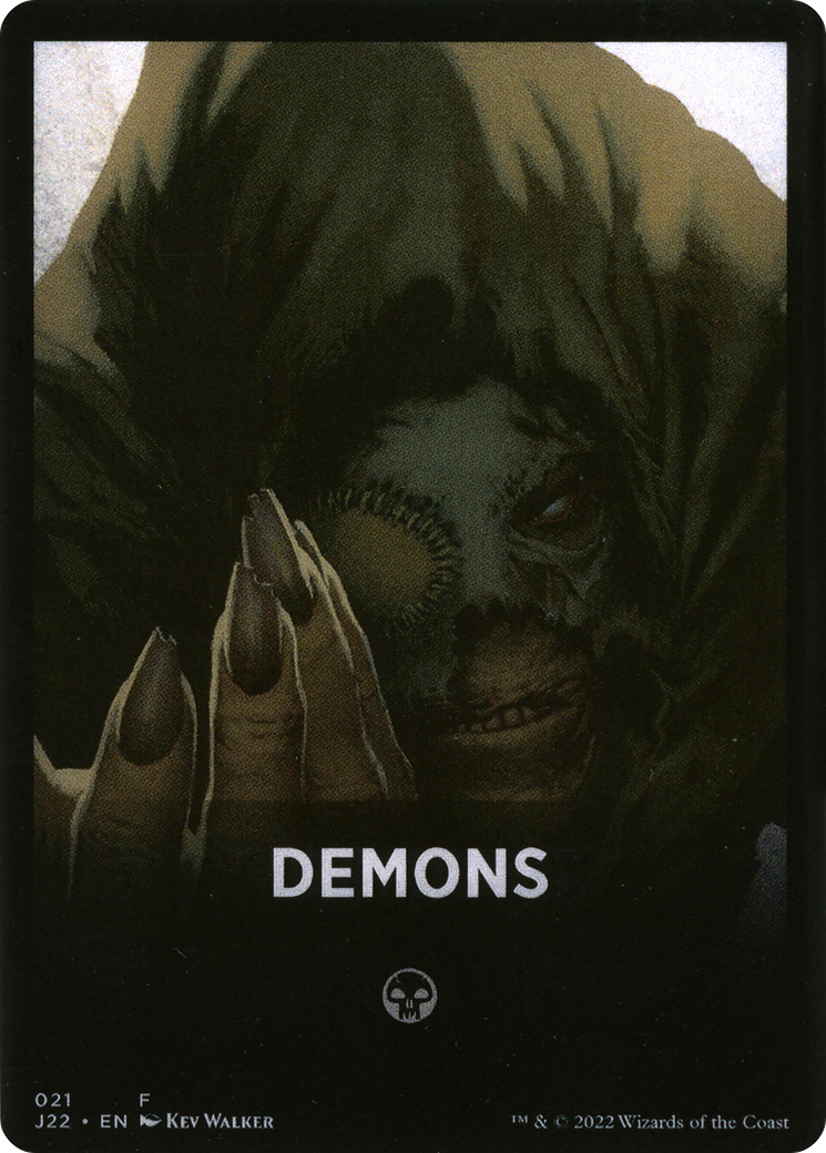 Demons Theme Card [Jumpstart 2022 Front Cards] | Cracking-Singles