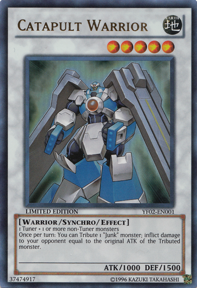 Catapult Warrior [YF02-EN001] Ultra Rare | Cracking-Singles