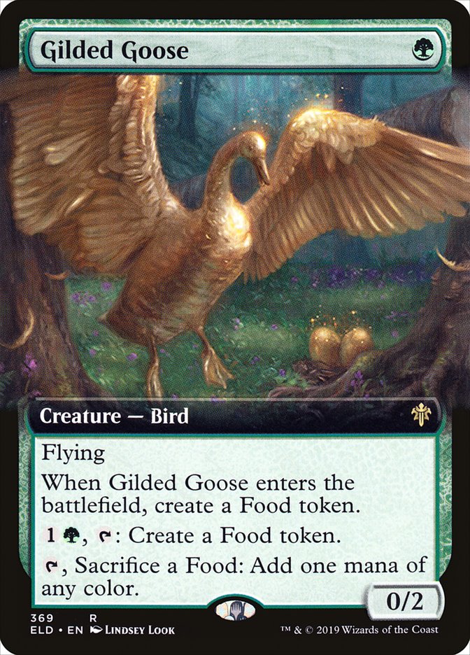 Gilded Goose (Extended Art) [Throne of Eldraine] | Cracking-Singles