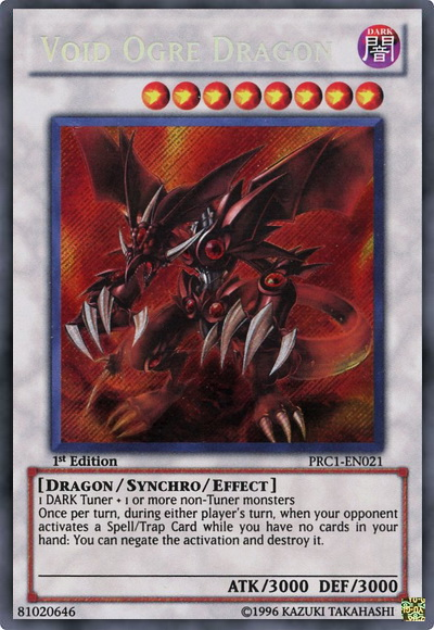 Void Ogre Dragon [PRC1-EN021] Secret Rare | Cracking-Singles