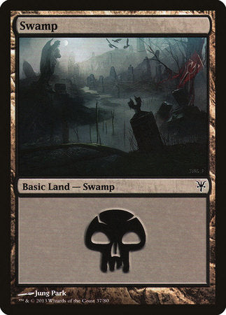 Swamp (37) [Duel Decks: Sorin vs. Tibalt] | Cracking-Singles