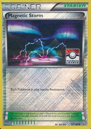 Magnetic Storm (91/106) (League Promo) [XY: Flashfire] | Cracking-Singles