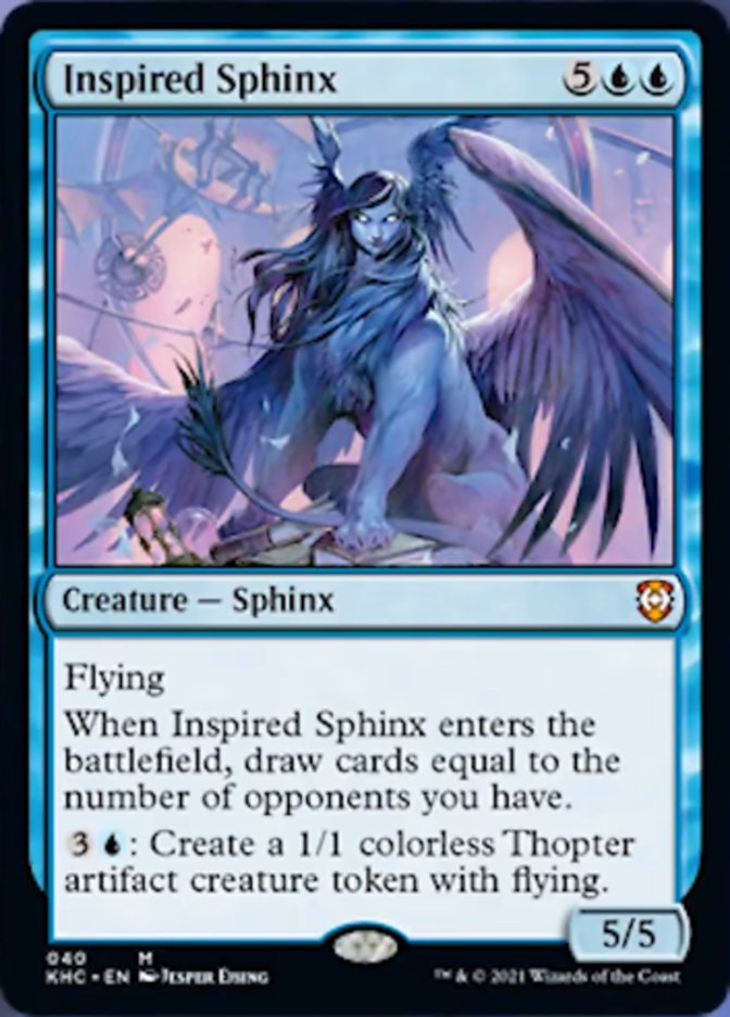 Inspired Sphinx [Kaldheim Commander] | Cracking-Singles