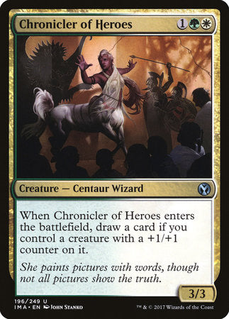 Chronicler of Heroes [Iconic Masters] | Cracking-Singles