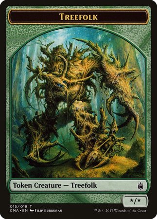 Treefolk Token (015) [Commander Anthology Tokens] | Cracking-Singles