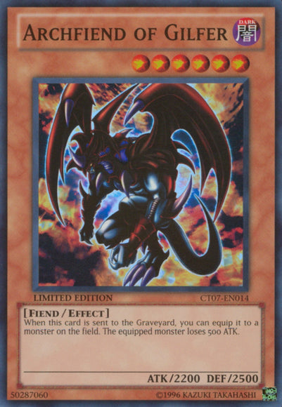 Archfiend of Gilfer [CT07-EN014] Super Rare | Cracking-Singles