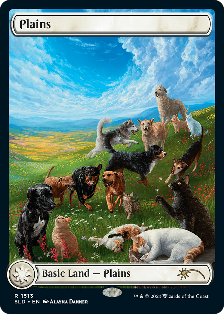 Plains (1513) [Secret Lair Commander Deck: Raining Cats and Dogs] | Cracking-Singles