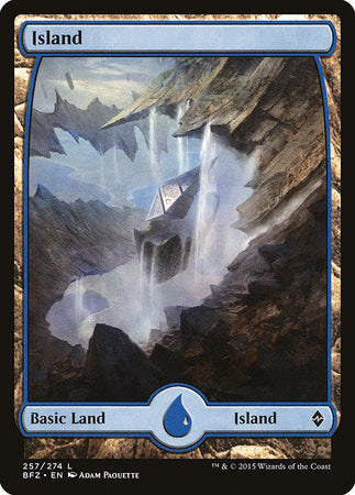 Island (257) - Full Art [Battle for Zendikar] | Cracking-Singles